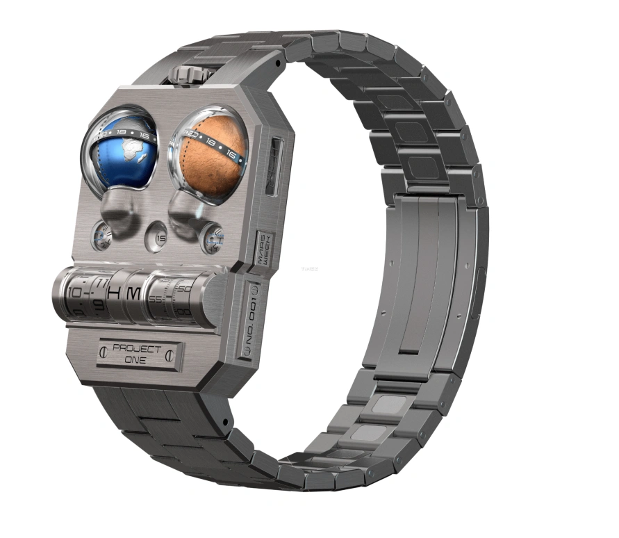 Behrens,Inventor 51mm,51mm,Titanium,Automatic,Date,Day,Dule Time,BHR025TI01