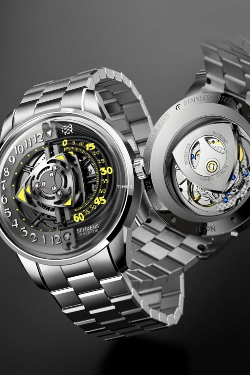 Behrens,Inventor 42mm,42mm,Titanium,Skeleton,Automatic,Day,41hours,BHR022,BHR022-TTIC