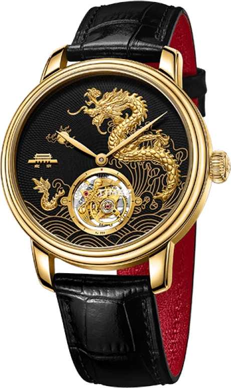 Beijing Watch,Oriental Culture 42mm,42mm,Stainless Steel,Black,Handwound,Tourbillon,Sapphire,Crystal Glass,BG952022