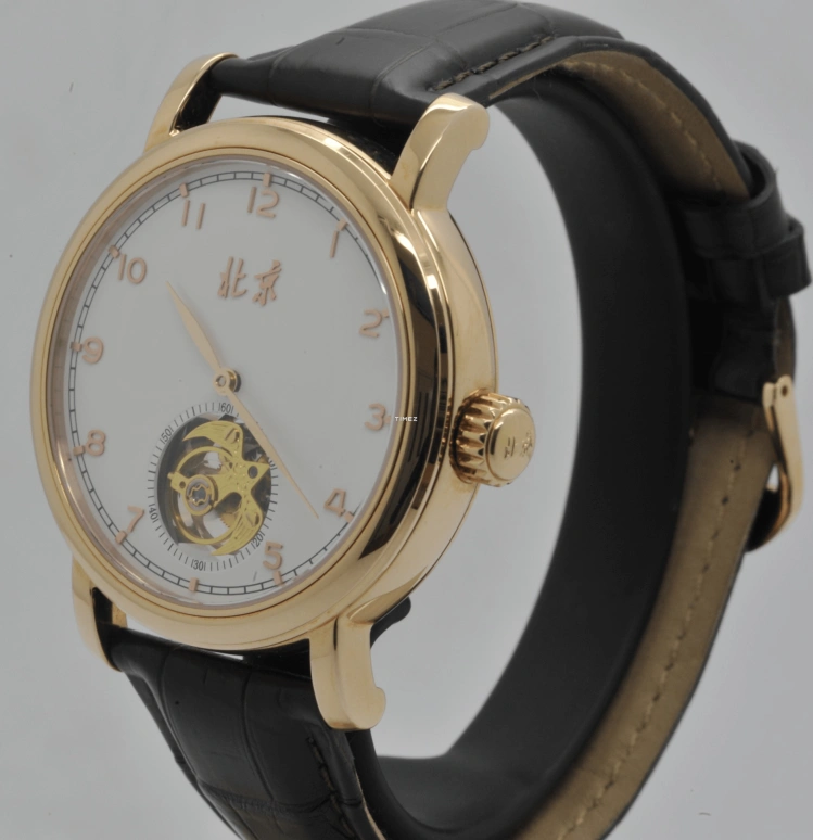 Beijing Watch,High-end Customization 42mm,42mm,Rose Gold,White,Handwound,Tourbillon,Sapphire,Crystal Glass,B009201106R