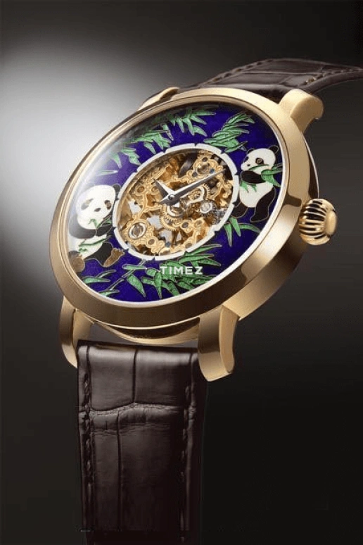 Beijing Watch,Enamel 40mm,40mm,Yellow Gold,Blue,Handwound,Sapphire,Crystal Glass,Round,BF018201001Y