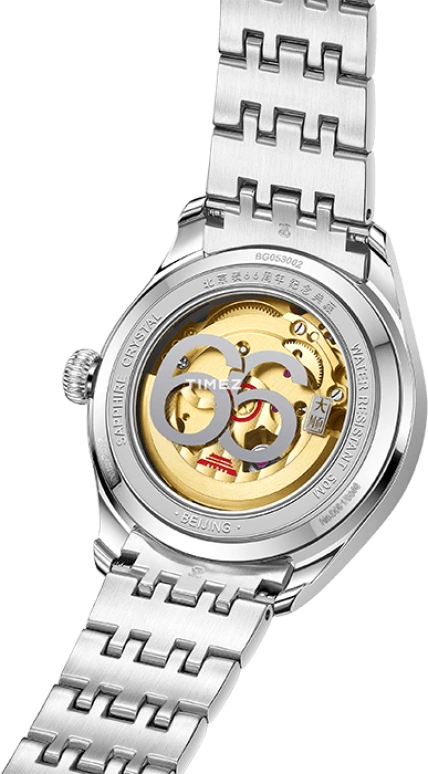 Beijing Watch,Classic 39mm,39mm,Stainless Steel,Silver White,Automatic,Day,Sapphire,BG053002