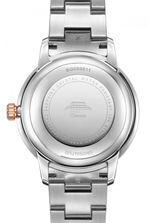 Beijing Watch,Classic 38.50mm,38.50mm,Stainless Steel,Rose Gold,Black,Automatic,Day,Sapphire,BG050511