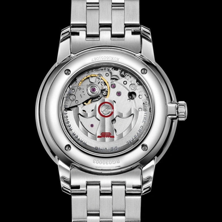Beijing Watch,Architectural 41mm,41mm,Stainless Steel,White,Automatic,Day,Tourbillon,BG030003