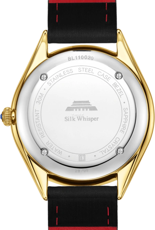 Beijing Watch,Silk Whisper 38mm,38mm,Stainless Steel,Black,Quartz,Sapphire,Round,BL110020
