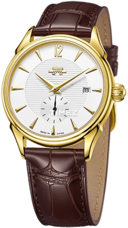 Beijing Watch,Beihai 38mm,38mm,Yellow Gold,White,Handwound,Day,Tourbillon,B021201302Y