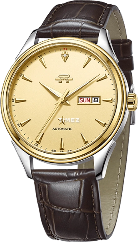 Beijing Watch,Classic 40mm,40mm,Stainless Steel,Champagne,Automatic,Date,Day,BG051526