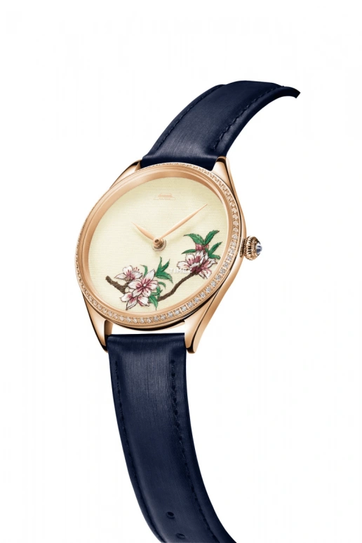 Beijing Watch,Silk Whisper 38mm,38mm,Stainless Steel,Rose Gold,White,Quartz,Sapphire,Crystal Glass,Round,BL110002