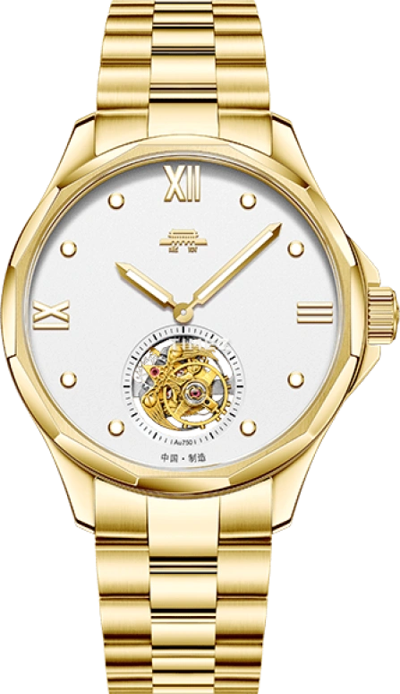 Beijing Watch,Bladelegant 41mm,41mm,Stainless Steel,Silver White,Handwound,Tourbillon,Sapphire,Crystal Glass,BG082503