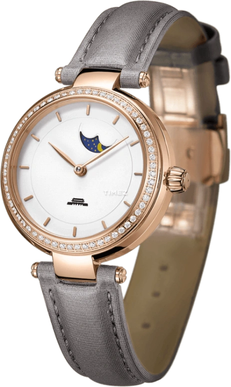 Beijing Watch,Inspiration 32.50mm,32.50mm,Stainless Steel,Rose Gold,White,Automatic,Moonphase,Sapphire,BL020007