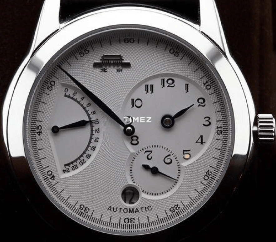 Beijing Watch,Mechanical 40mm,40mm,Stainless Steel,White,Automatic,Day,Power Reserve Indicator,Retrograde,B056201203S