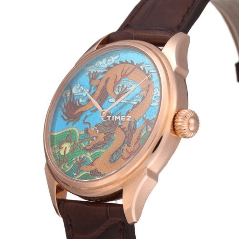 Beijing Watch,Enamel 38mm,38mm,Rose Gold,Multi-Color,Handwound,Sapphire,Crystal Glass,Round,BF015200804R