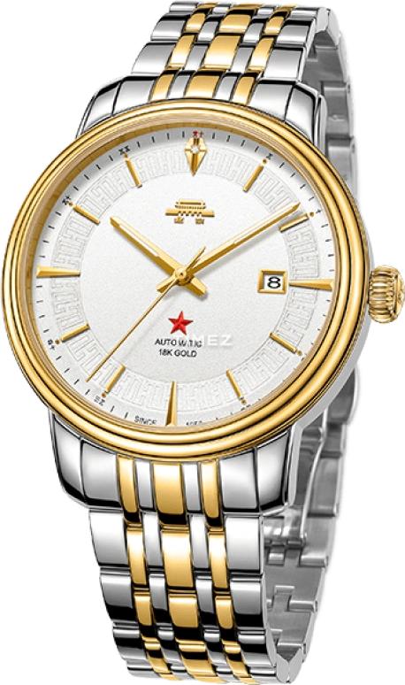 Beijing Watch,Classic 42mm,42mm,Stainless Steel,Silver White,Automatic,Day,Sapphire,BG052502