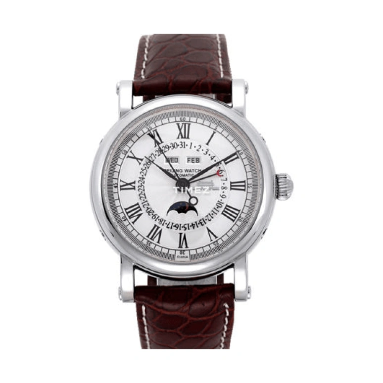 Beijing Watch,Mechanical 40mm,40mm,Stainless Steel,White,Automatic,Moonphase,Month,Date,Day,Sapphire,Round,B054200902S