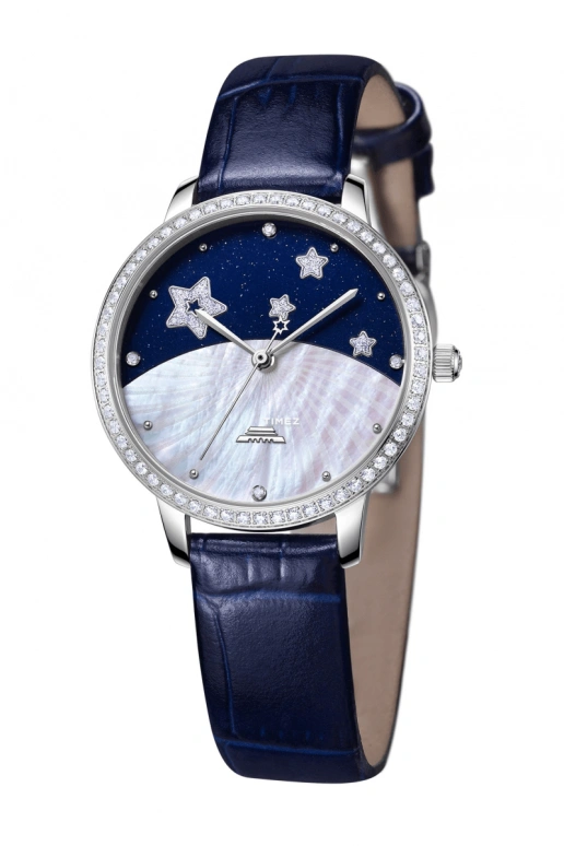 Beijing Watch,Classic 32mm,32mm,Stainless Steel,Blue,White,Quartz,Sapphire,Round,BL120001