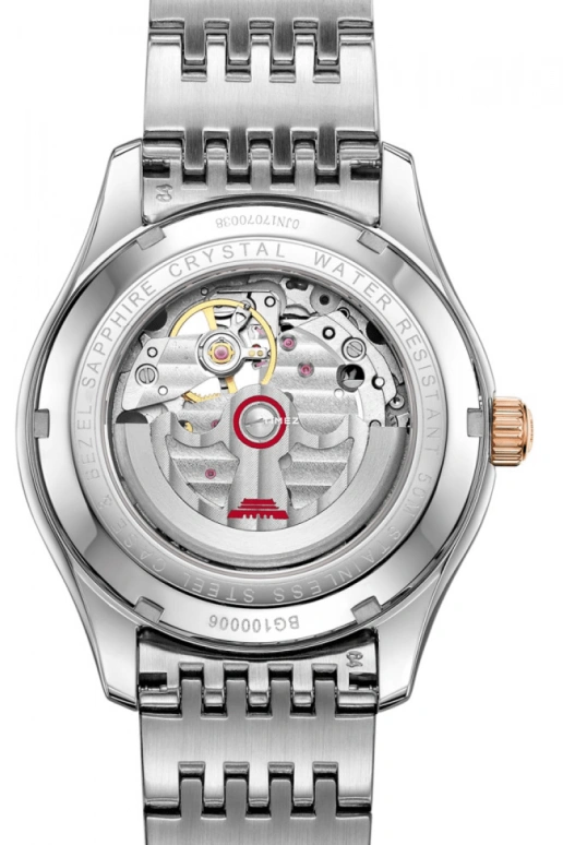 Beijing Watch,Classic 41mm,41mm,Stainless Steel,Rose Gold,Black,Automatic,Day,Sapphire,BG100006