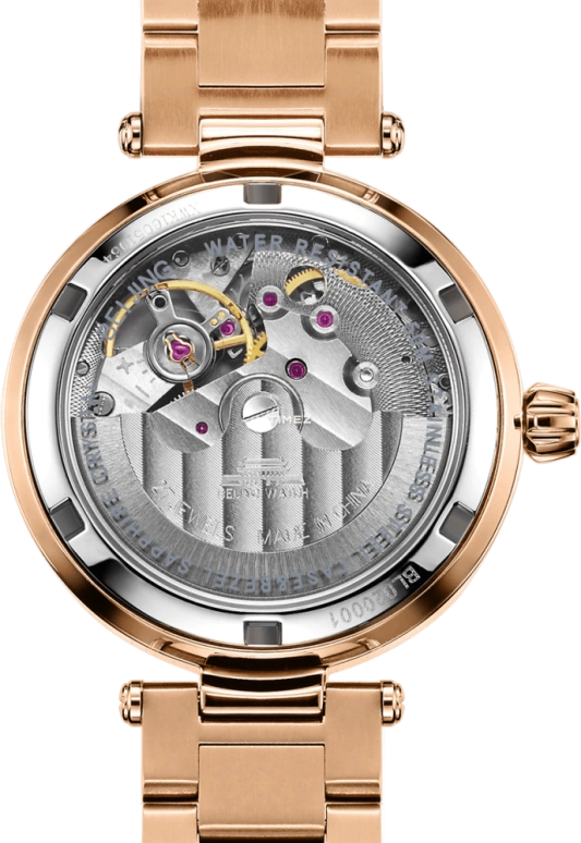 Beijing Watch,Inspiration 32.50mm,32.50mm,Stainless Steel,Rose Gold,White,Automatic,Moonphase,Sapphire,BL020001