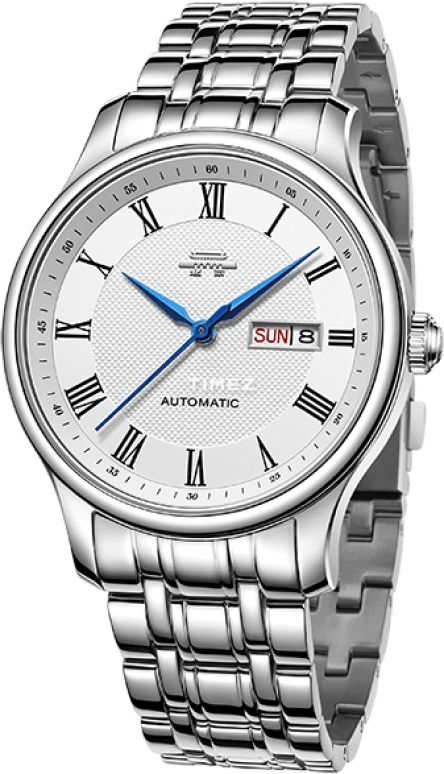 Beijing Watch,Classic 40mm,40mm,Stainless Steel,Silver White,Automatic,Date,Day,BG055001