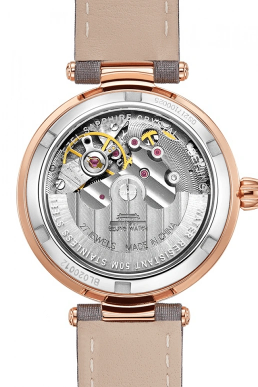 Beijing Watch,Inspiration 32.50mm,32.50mm,Stainless Steel,Rose Gold,White,Automatic,Moonphase,Sapphire,BL020012