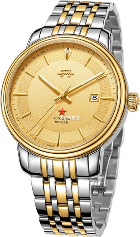 Beijing Watch,Classic 42mm,42mm,Stainless Steel,Gold,Automatic,Day,Sapphire,BG052501