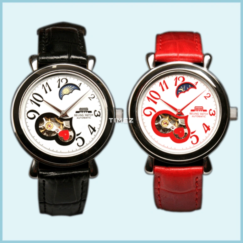 Beijing Watch,Mechanical 38mm,38mm,Stainless Steel,White,Automatic,Sapphire,B053200506S
