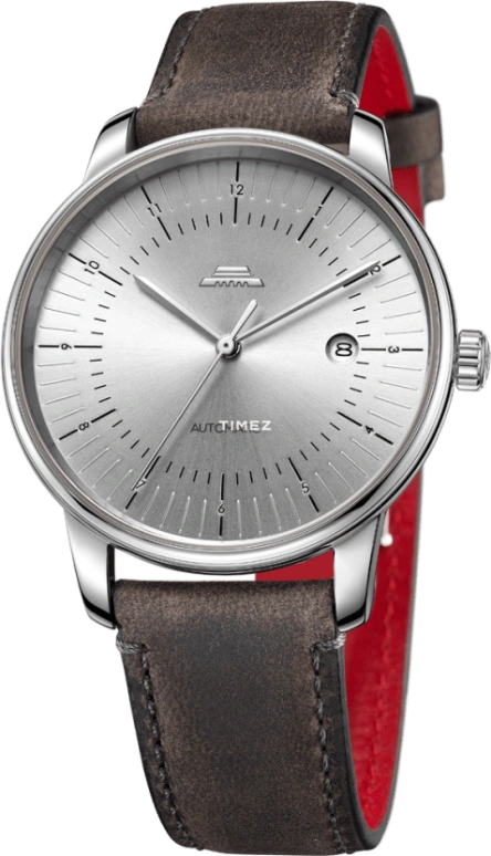 Beijing Watch,Architectural 41mm,41mm,Stainless Steel,Silver,Grey,Automatic,Day,Sapphire,BG030025