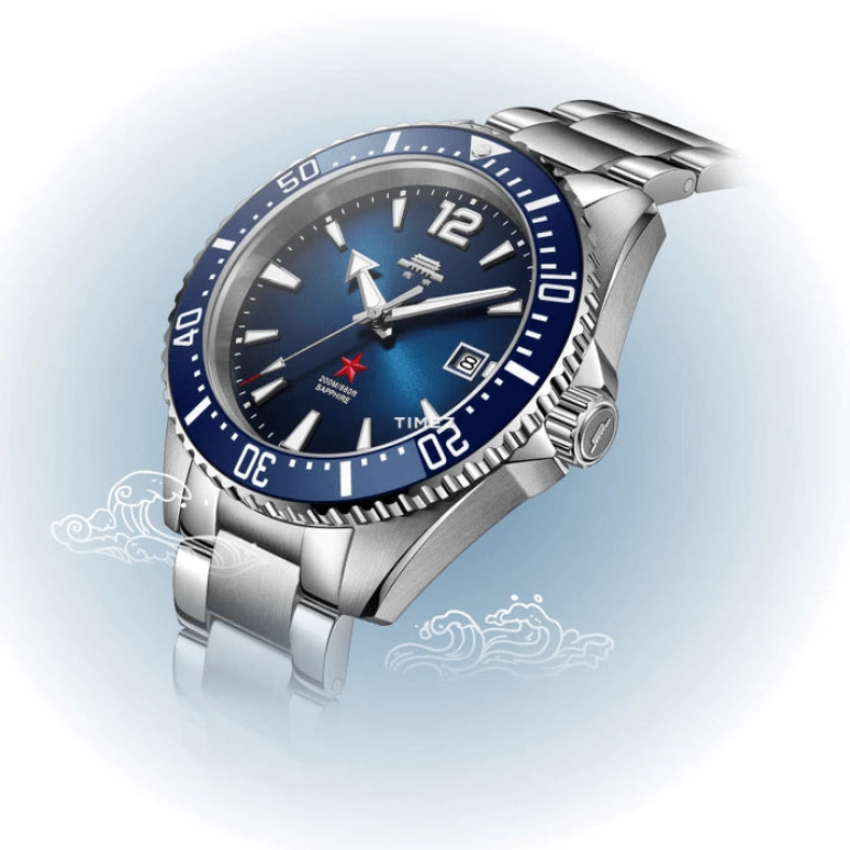 Beijing Watch,Expedition 42mm,42mm,Stainless Steel,Blue,Automatic,Day,Sapphire,BG220001