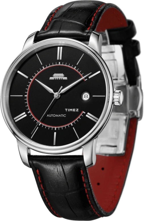 Beijing Watch,Architectural 41mm,41mm,Stainless Steel,Black,Automatic,Day,Tourbillon,BG030005