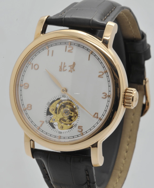 Beijing Watch,High-end Customization 42mm,42mm,Rose Gold,White,Handwound,Tourbillon,Sapphire,Crystal Glass,B009201106R