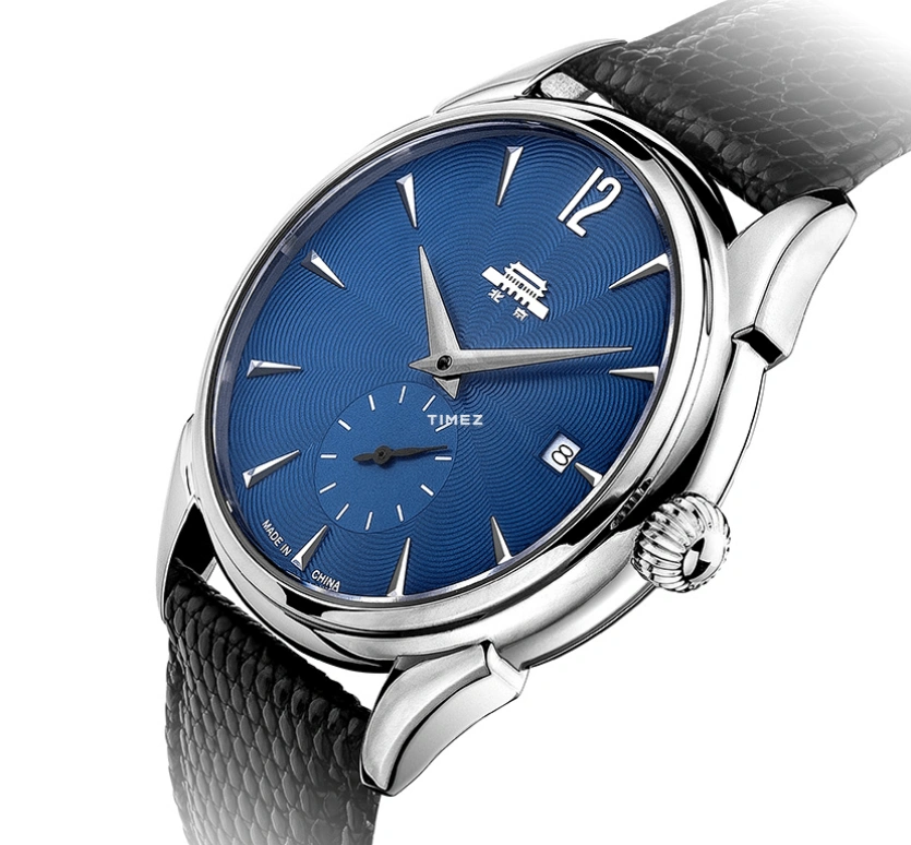 Beijing Watch,Mechanical 38mm,38mm,Stainless Steel,Blue,Handwound,Day,Sapphire,Crystal Glass,B021201404S BLUE