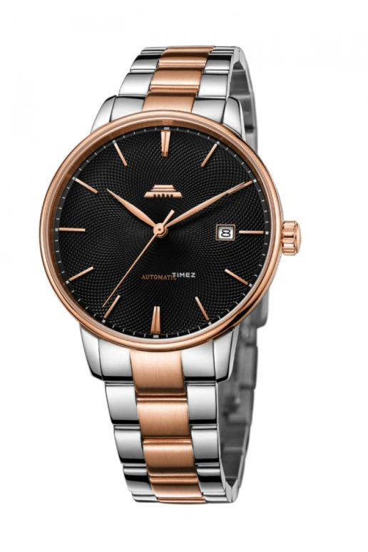 Beijing Watch,Classic 38.50mm,38.50mm,Stainless Steel,Rose Gold,Black,Automatic,Day,Sapphire,BG050511