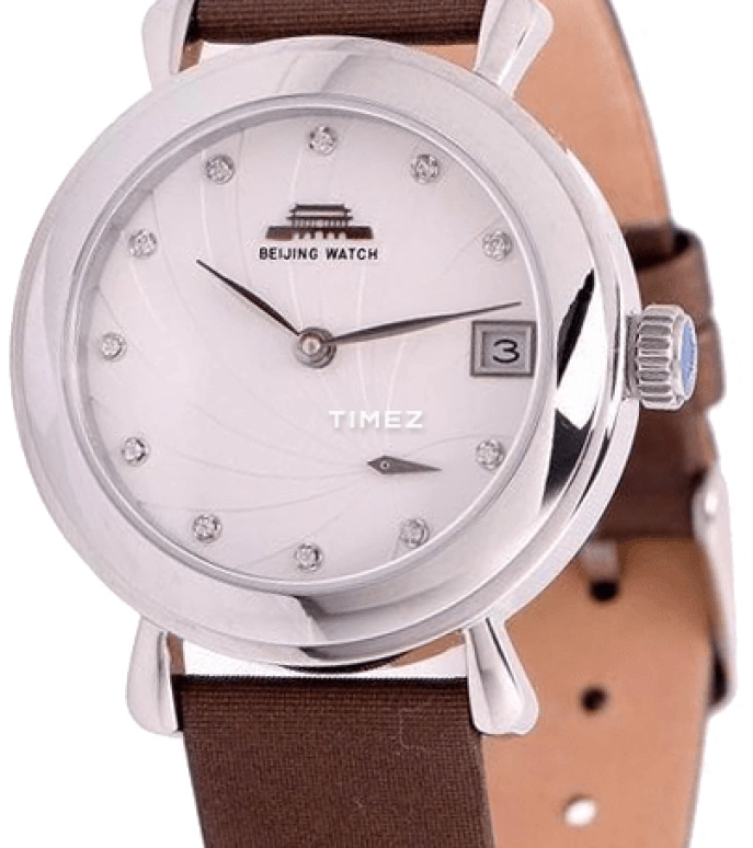 Beijing Watch,Mechanical 33mm,33mm,Stainless Steel,White,Automatic,Day,Sapphire,B065201208S