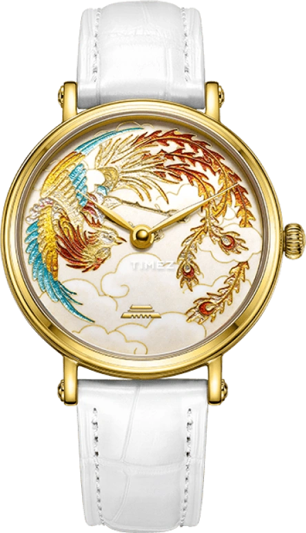 Beijing Watch,Oriental Culture 35mm,35mm,Yellow Gold,Yellow,Handwound,Sapphire,Round,BL951008