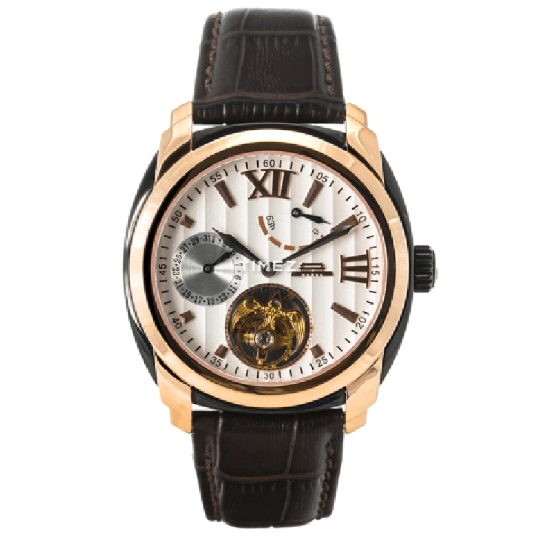 Beijing Watch,High-end Customization 42mm,42mm,Stainless Steel,Rose Gold,Ceramic,Silver White,Handwound,Day,Power Reserve Indicator,Tourbillon,B012201416P
