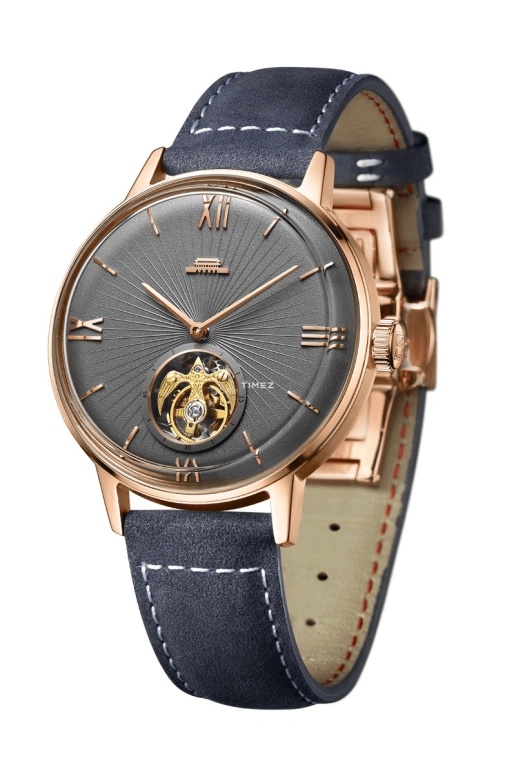 Beijing Watch,Bladelegant 43mm,43mm,Stainless Steel,Rose Gold,Black,Grey,Handwound,Tourbillon,Sapphire,BG080005