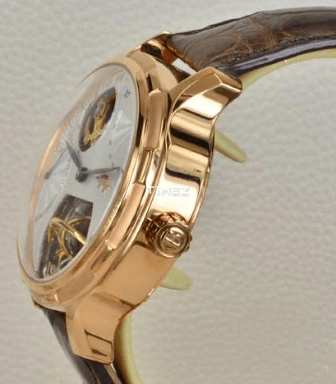 Beijing Watch,Other 44mm,44mm,Rose Gold,Silver White,Handwound,Day,Power Reserve Indicator,Flyback,Retrograde,Sapphire,Crystal Glass,Round,B023201301R