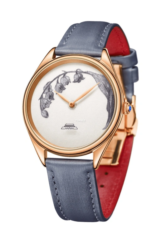 Beijing Watch,Silk Whisper 38mm,38mm,Stainless Steel,Rose Gold,White,Quartz,Sapphire,Round,BL110015