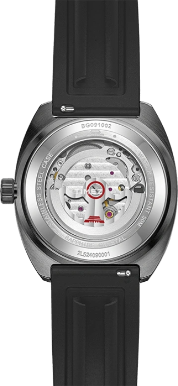 Beijing Watch,Star Hunter 41mm,41mm,Stainless Steel,Black,Automatic,Sapphire,Cushion,BG091002