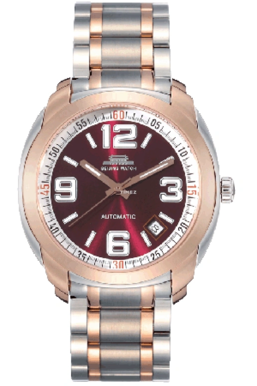 Beijing Watch,Mechanical 40mm,40mm,Stainless Steel,Red,Automatic,Day,Sapphire,Crystal Glass,B078201218S