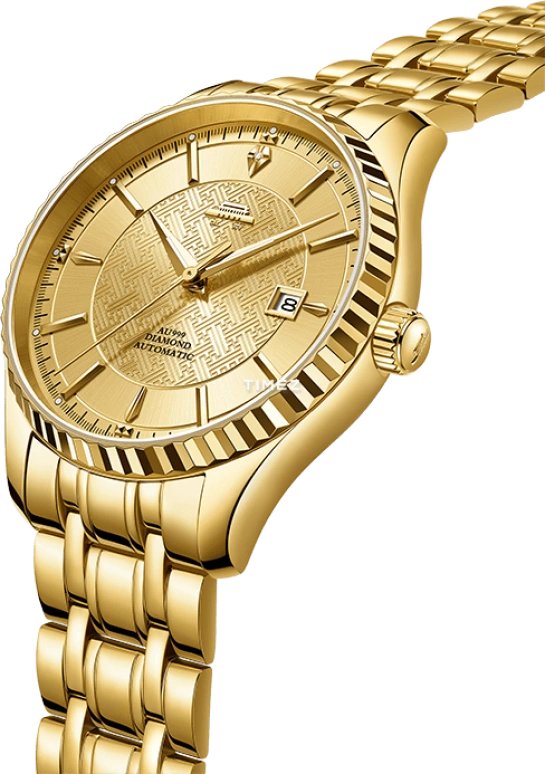 Beijing Watch,Classic 40mm,40mm,Stainless Steel,Gold,Automatic,Day,Sapphire,BG056001