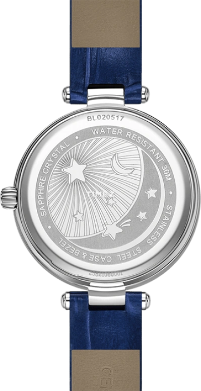 Beijing Watch,Inspiration 31mm,31mm,Stainless Steel,Blue,White,Quartz,Moonphase,Sapphire,Glass,BL020517