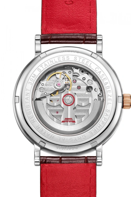 Beijing Watch,Classic 41mm,41mm,Stainless Steel,Rose Gold,Silver White,Automatic,Day,Sapphire,BG100009