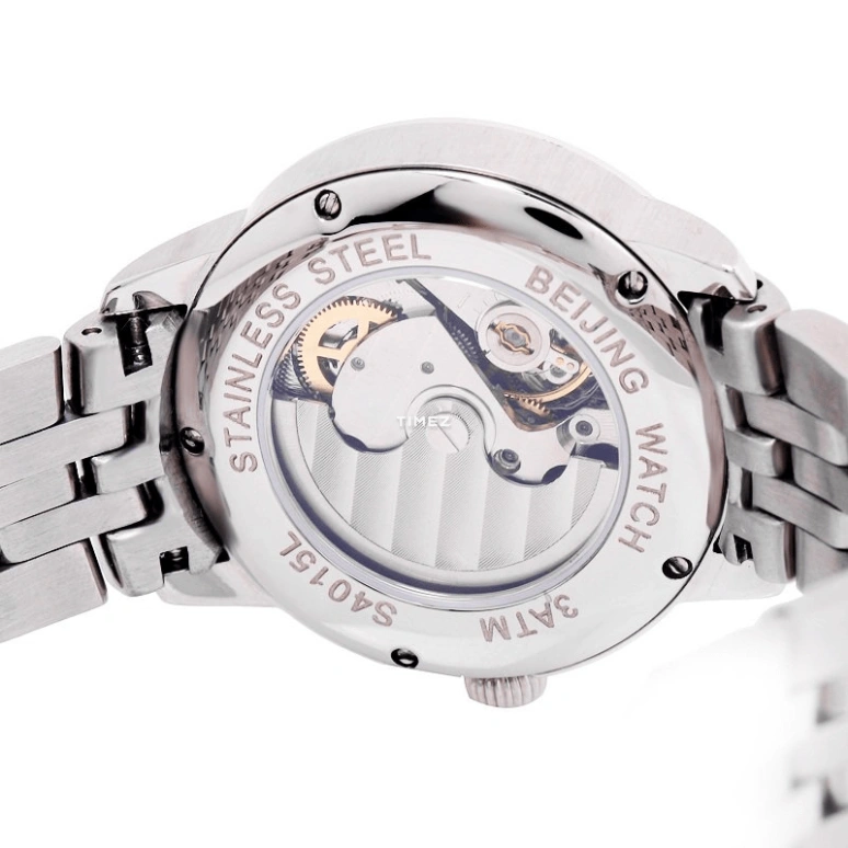 Beijing Watch,Mechanical 32.50mm,32.50mm,Stainless Steel,Silver White,Automatic,Day,Sapphire,Crystal Glass,B065200805S