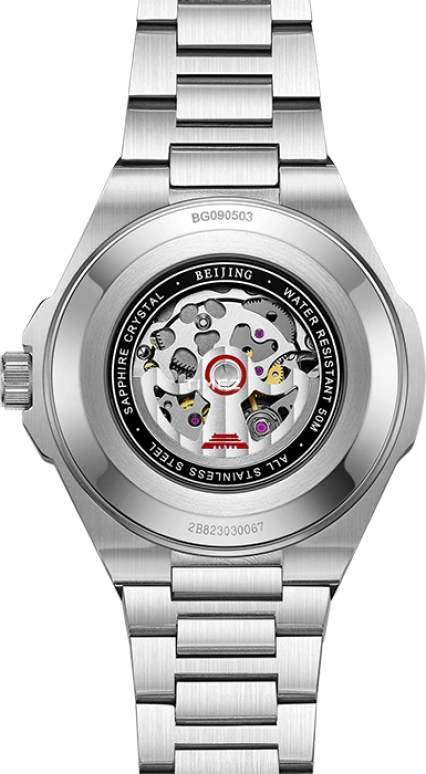 Beijing Watch,Star Hunter 42mm,42mm,Stainless Steel,Black,Grey,Automatic,Sapphire,Round,BG090503