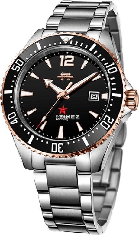 Beijing Watch,Expedition 42mm,42mm,Stainless Steel,Black,Automatic,Day,Sapphire,BG220002