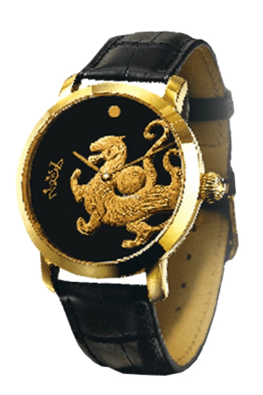 Beijing Watch,Enamel 40mm,40mm,Yellow Gold,Black,Handwound,Sapphire,Crystal Glass,Round,BF019200901Y