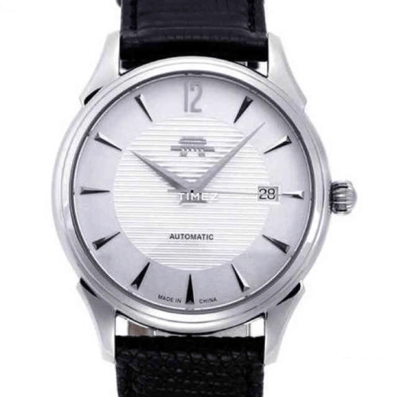 Beijing Watch,Mechanical 38mm,38mm,Stainless Steel,White,Automatic,Day,Sapphire,Crystal Glass,B077201201S