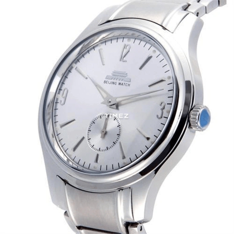 Beijing Watch,Mechanical 40mm,40mm,Stainless Steel,Silver,Grey,Automatic,Sapphire,Crystal Glass,Round,B060200901S