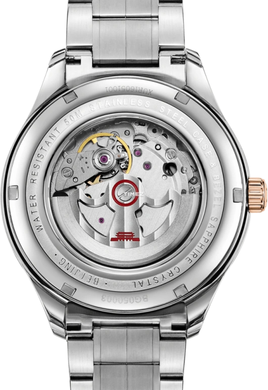 Beijing Watch,Classic 42mm,42mm,Stainless Steel,Rose Gold,Silver,Grey,Automatic,Day,Sapphire,BG050003