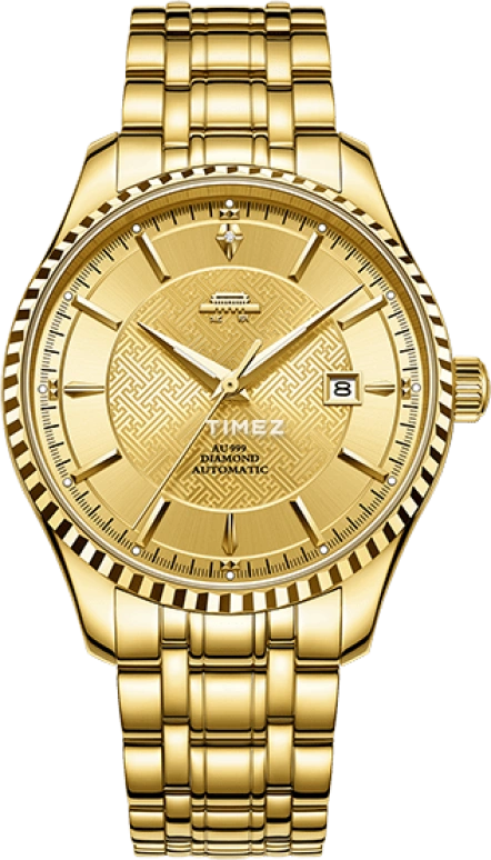 Beijing Watch,Classic 40mm,40mm,Stainless Steel,Gold,Automatic,Day,Sapphire,BG056001